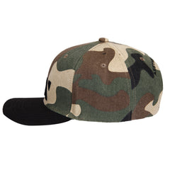 SNAPBACK CAP - ARMY BLACK Cap - AestheticNation