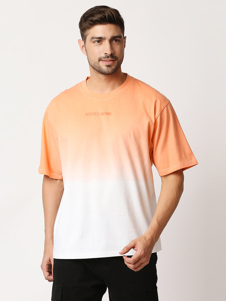 Oversized faded effect Gym Tshirts